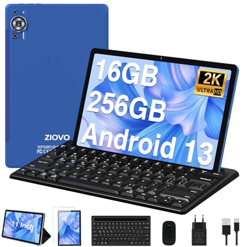 ZIOVO 2023 Tablet 11 Zoll 16GB RAM+256GB ROM TF 1TB, Android 13 Tab...